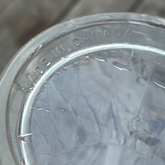 Vintage A&W Root Beer Mug Clear Plastic w/ light wear - Picture 3 of 7